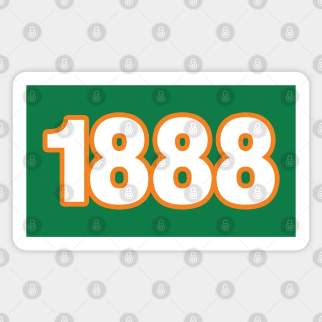 1888 Sticker by Footscore